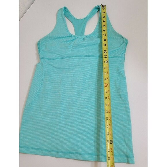 Women's Lululemon Racer Back Tank Top Green (8) * No Tag - Picture 5 of 8